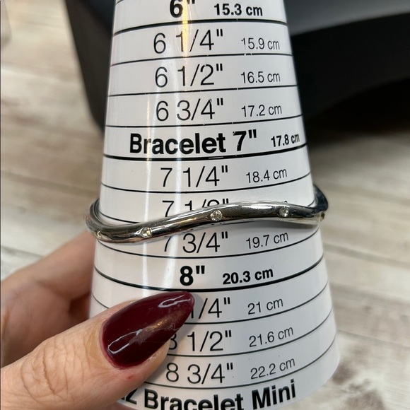 Monet Bangle Bracelet with Gem Accents - Picture 8 of 8